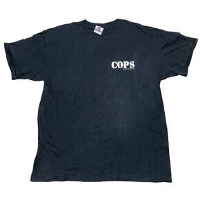 Vintage COPS 1996 TV Show Promo T Shirt Single Stitch Men's XL